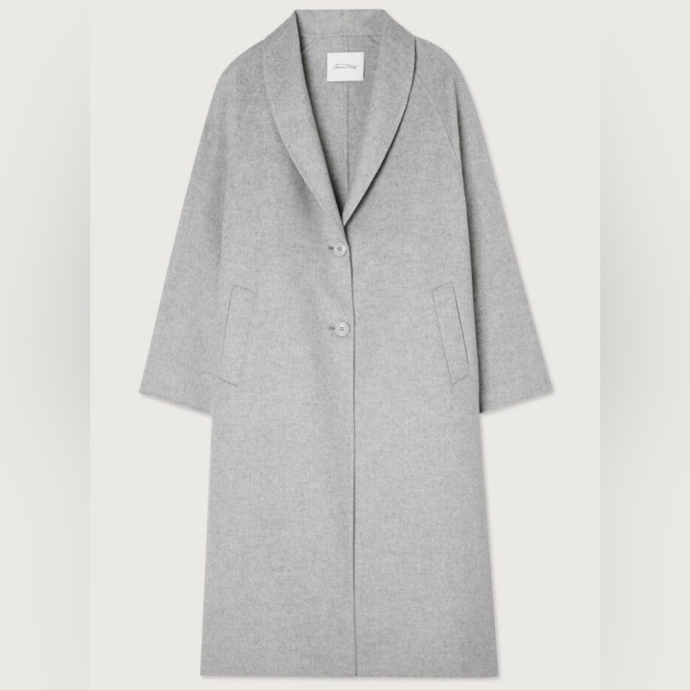 American Vintage Dadoulove Coat - Polar Melange, X-Small